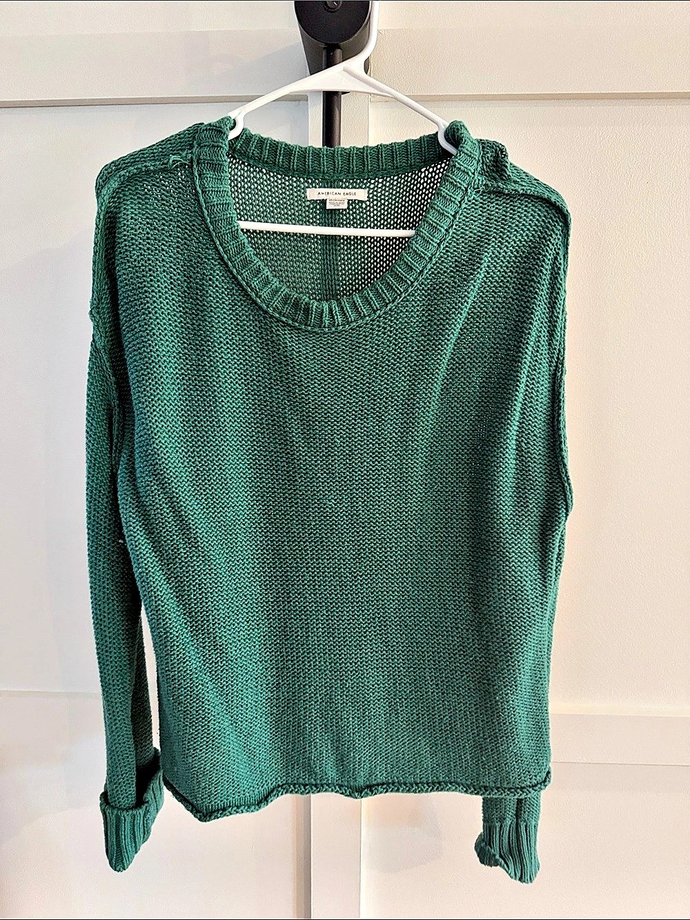 American Eagle Green Knit Sweater Size XS